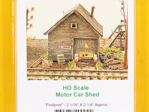 HO 1/87 Scale Northeastern Scale Models STS Series Kit Motor Car Shed - SEALED