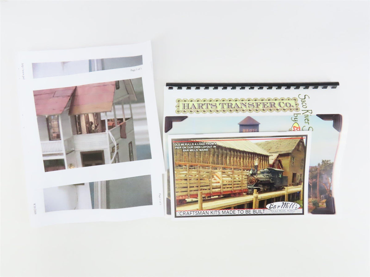 HO Scale Bar Mills Saco River Structures Limited Edition Kit Harts Transfer Co.