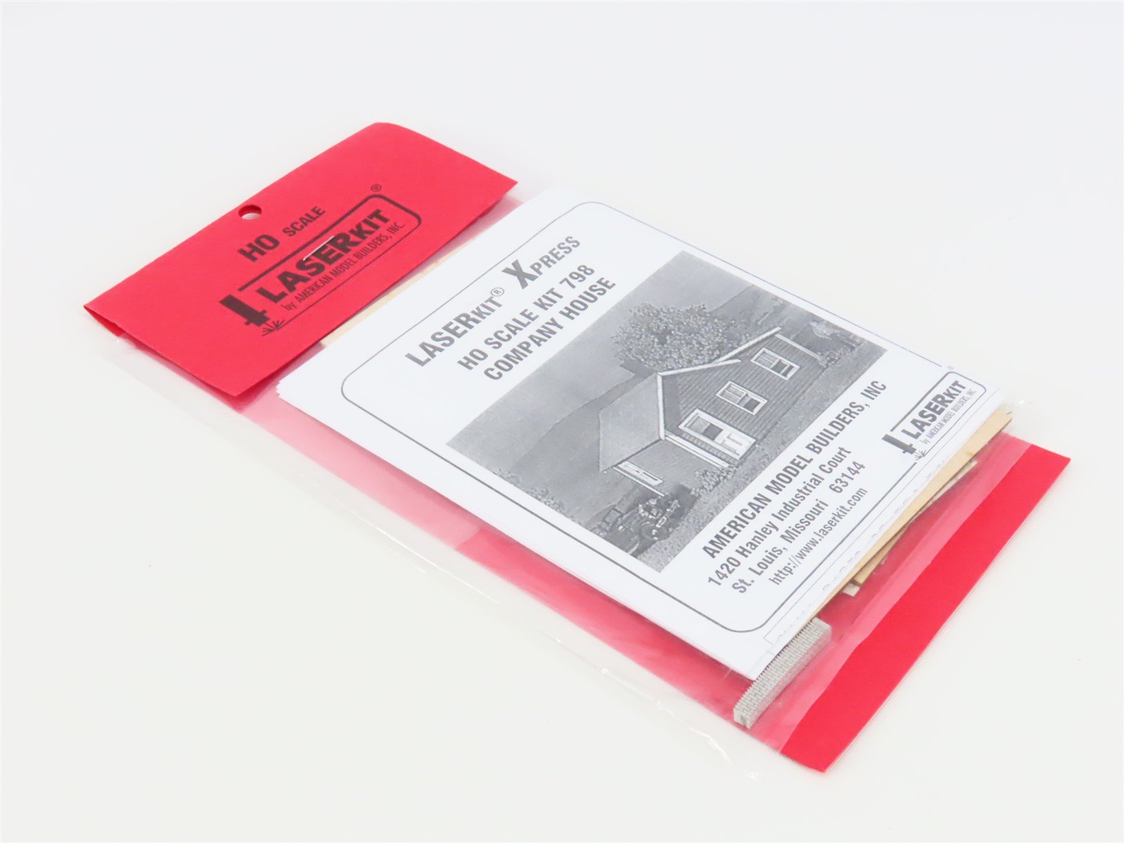 HO Scale American Model Builders LaserKit Xpress #798 Company House - SEALED