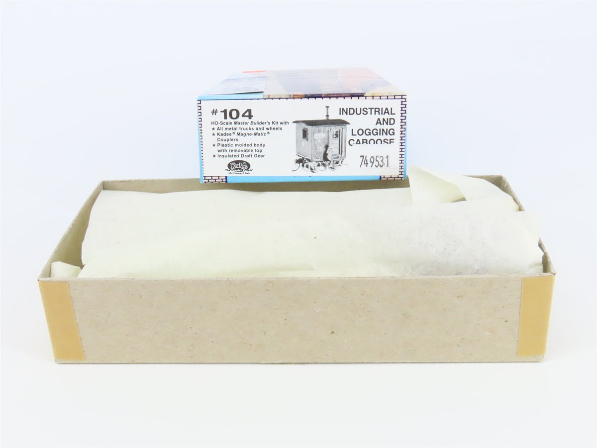 HO Scale Kadee Kit #104 Unlettered Industrial &amp; Logging Caboose