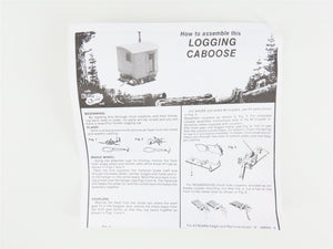HO Scale Kadee Kit #104 Unlettered Industrial & Logging Caboose