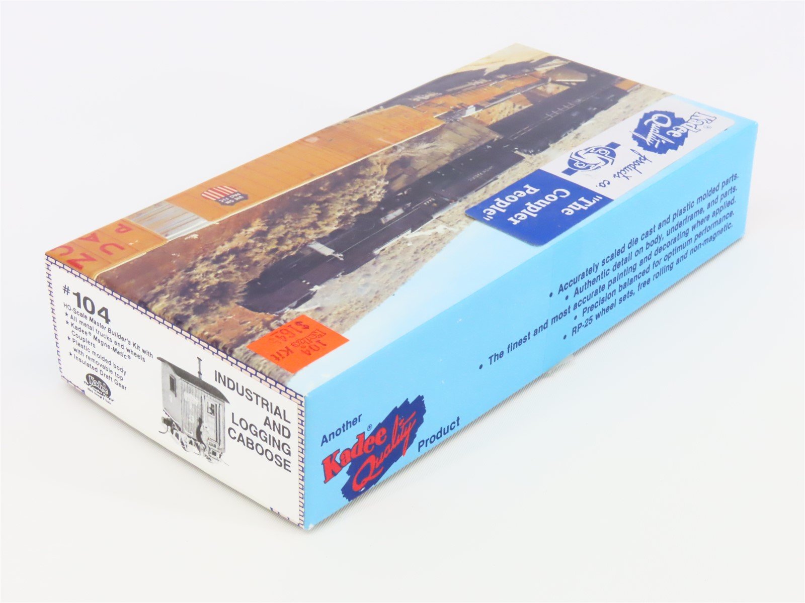 HO Scale Kadee Kit #104 Unlettered Industrial & Logging Caboose