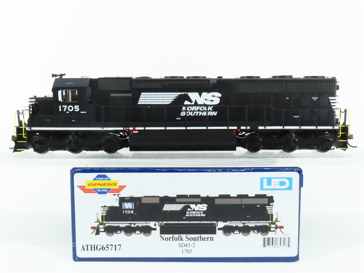 HO Athearn Genesis ATHG65717 NS &quot;Horsehead&quot; EMD SD45-2 Diesel #1705 - DCC Ready