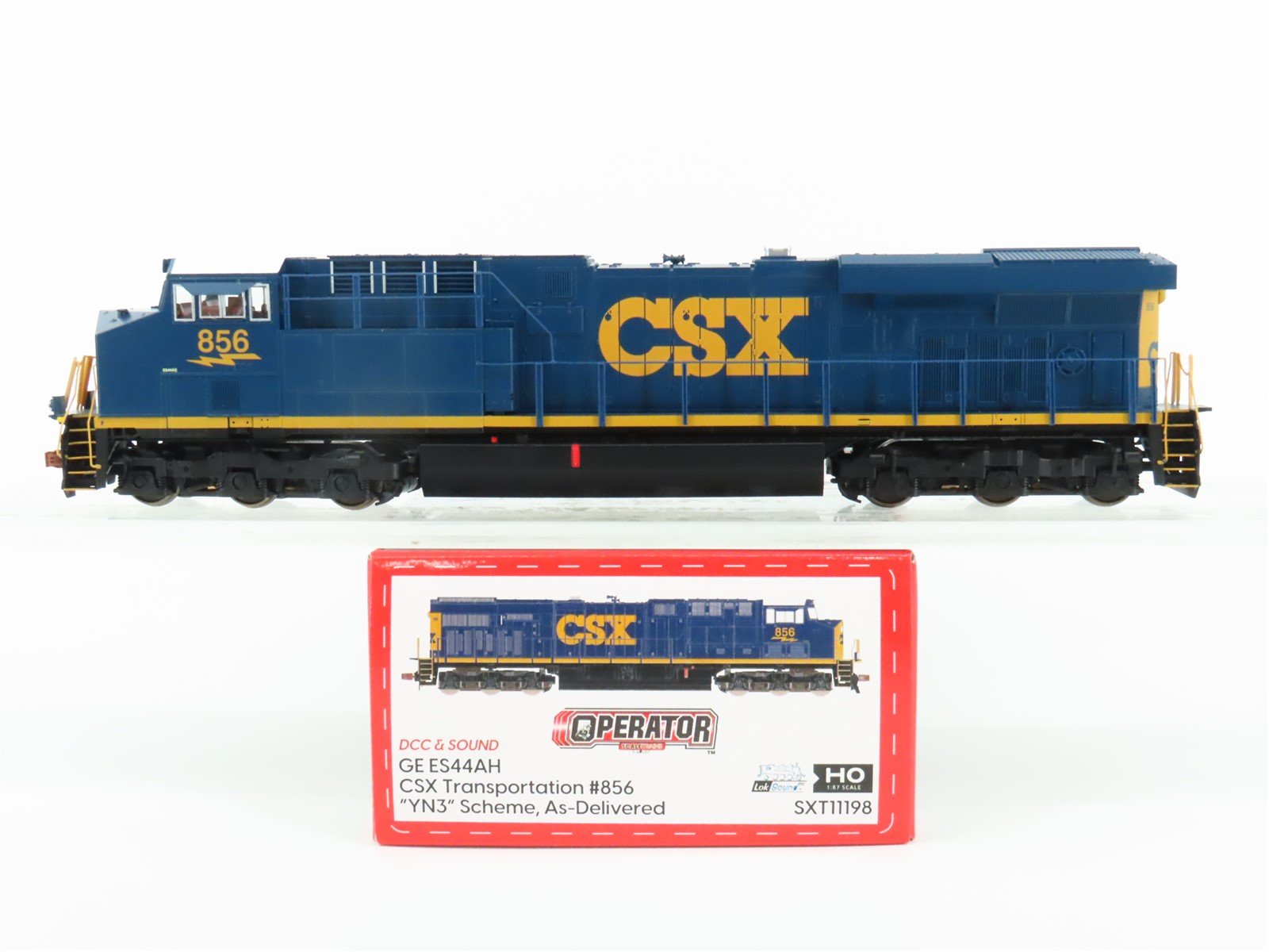 HO Scaletrains Operator SXT11198 CSX Yn3 GEVO ES44AH Diesel #856 w/DCC & Sound