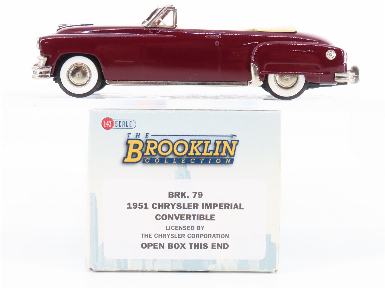 1:43 Scale The Brooklin Collection BRK.79 1951 Chrysler Imperial Convertible