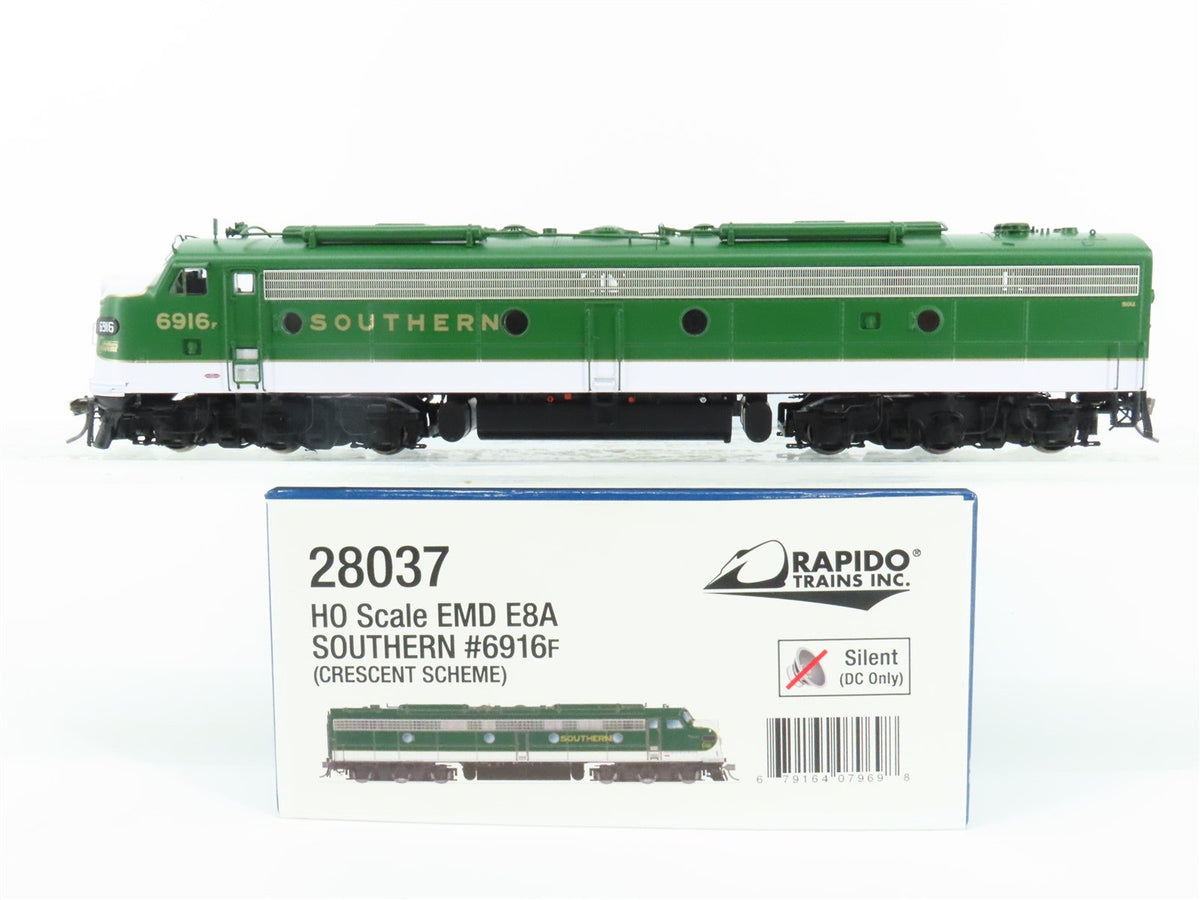 HO Scale Rapido 28037 SOU Southern &quot;Crescent&quot; EMD E8A Diesel #6916F - DCC Ready