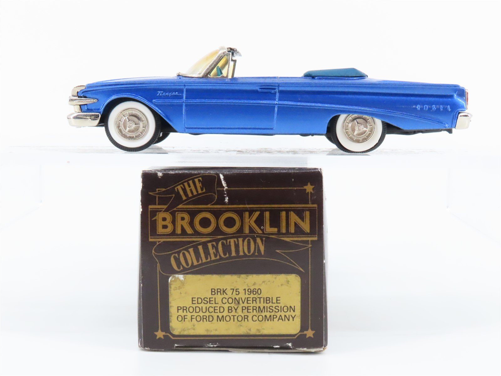 1:43 Scale The Brooklin Collection #BRK.75 1960 Edsel Convertible - Blue