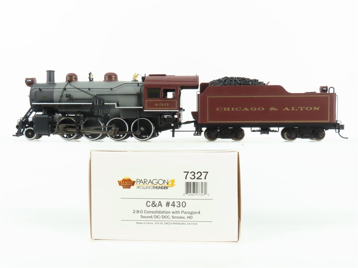 HO Broadway Limited BLI 7327 C&amp;A 2-8-0 Consolidation Steam #430 - Paragon4