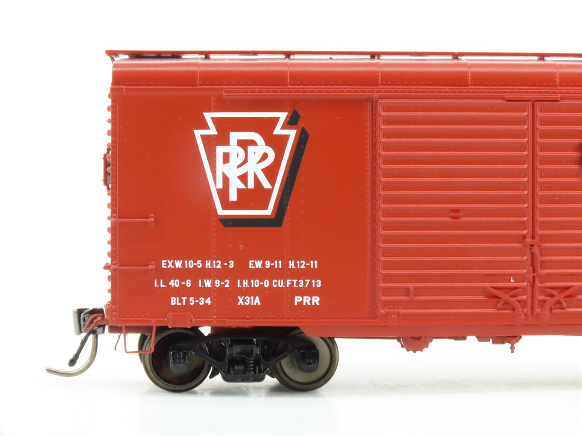 HO Scale Rapido 123009-1 PRR Pennsylvania X31A 40&#39; Round Roof Box Car #69012