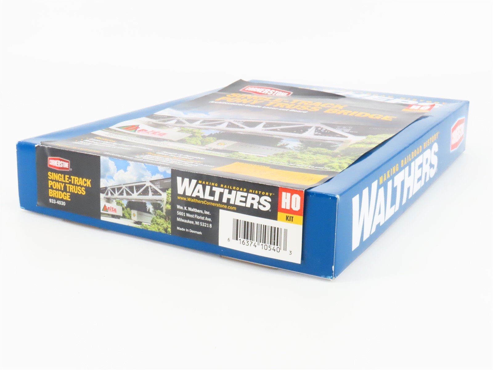 HO Scale Walthers Cornerstone Kit #933-4030 Single-Track Pony Truss Bridge