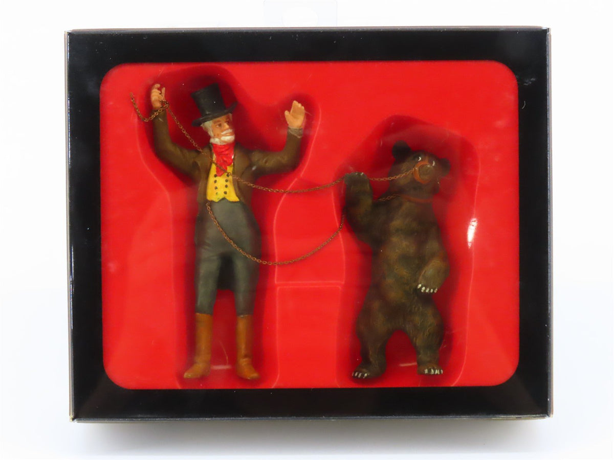 G Scale Preiser 45048 Circus Bear-Leader &amp; Bear Figures