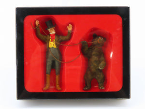 G Scale Preiser 45048 Circus Bear-Leader & Bear Figures