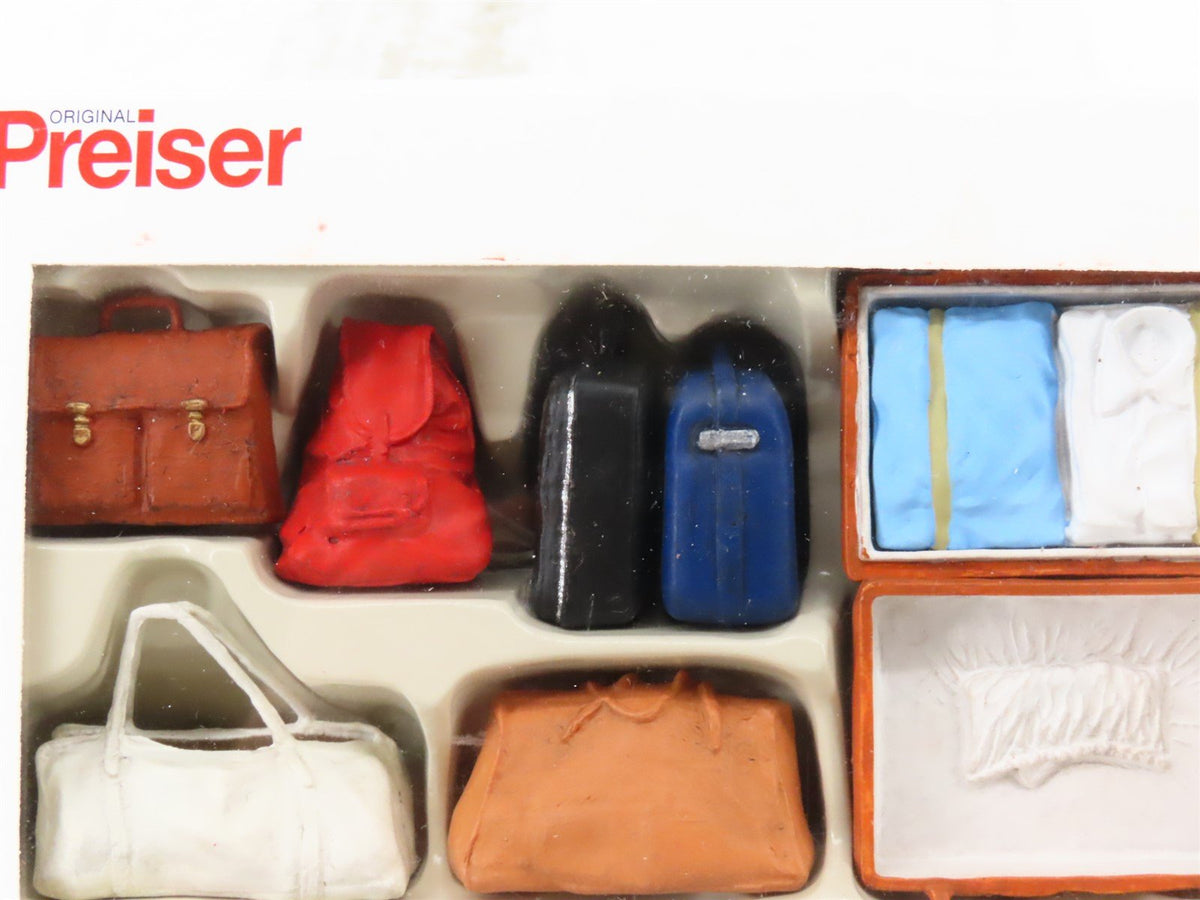 G 1/22.5 Scale Preiser 45218 Assorted Luggage 10-Piece Set