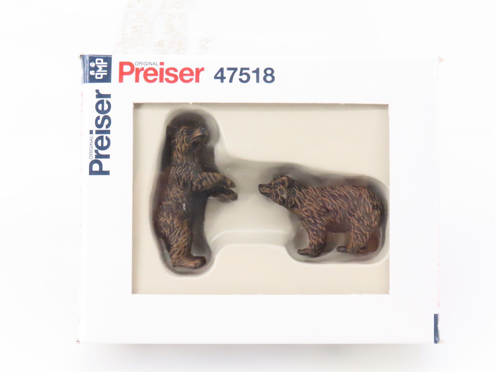 G 1/25 Scale Preiser Elastolin 47518 Bear Cub Figures 2-Pack