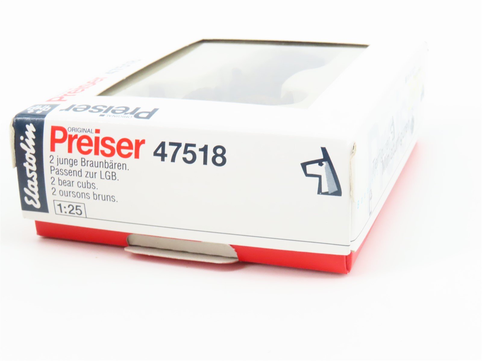 G 1/25 Scale Preiser Elastolin 47518 Bear Cub Figures 2-Pack