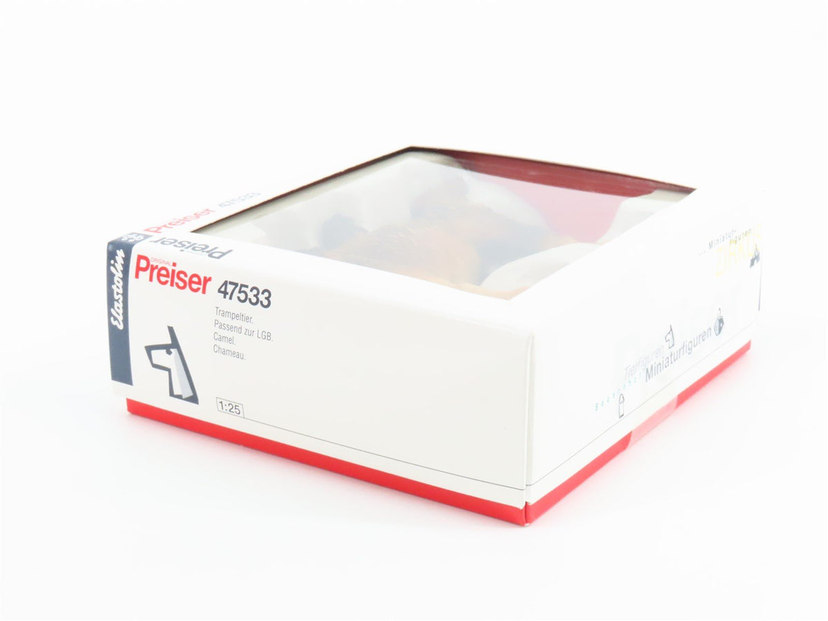 G 1/25 Scale Preiser Elastolin 47533 Bactrian Camel Figure - Sealed