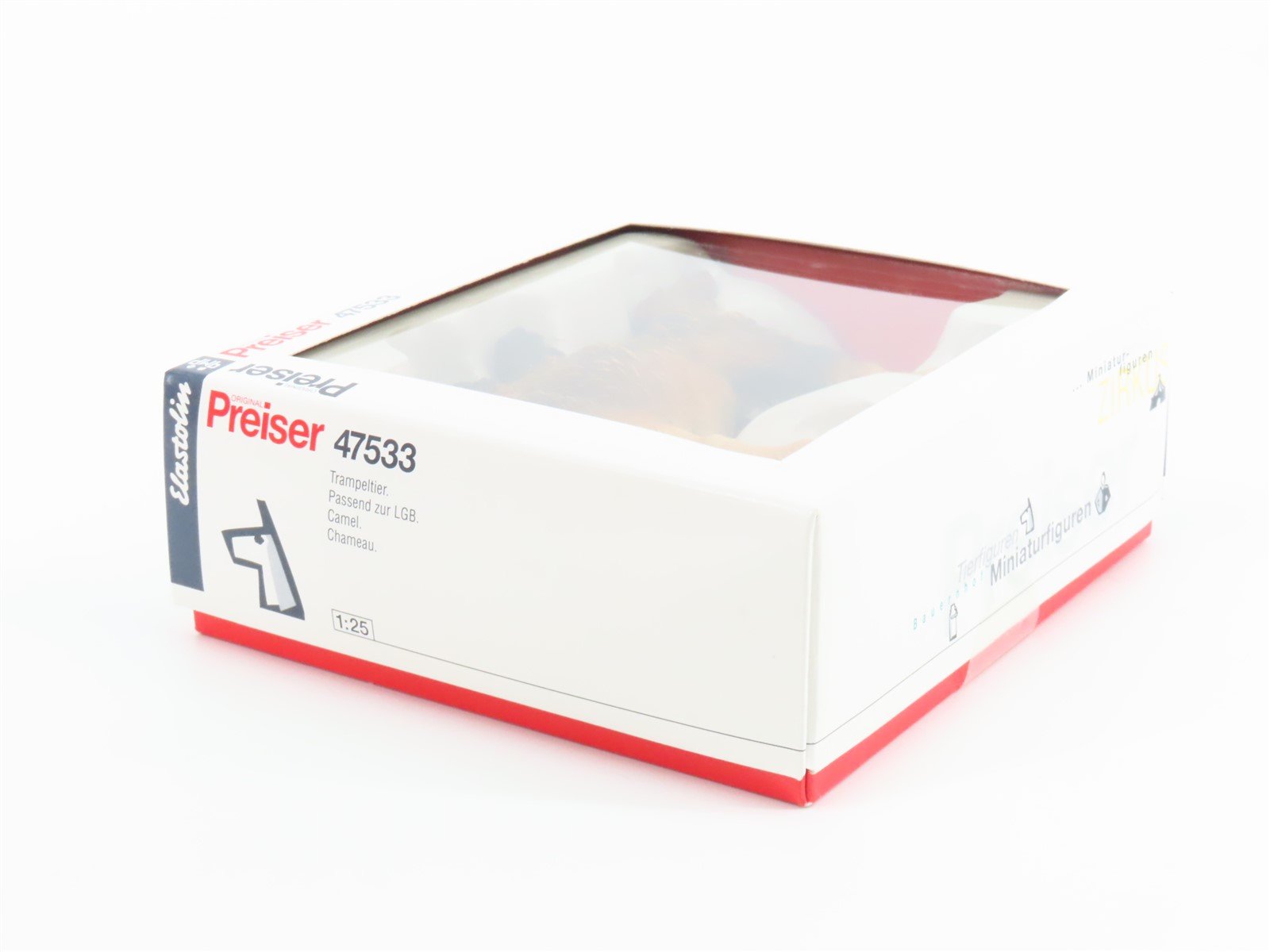 G 1/25 Scale Preiser Elastolin 47533 Bactrian Camel Figure - Sealed