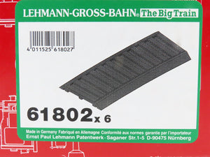 G 1/22.5 Scale LGB #61802 Rubber Roadbed for Curved Track - 6-Pack