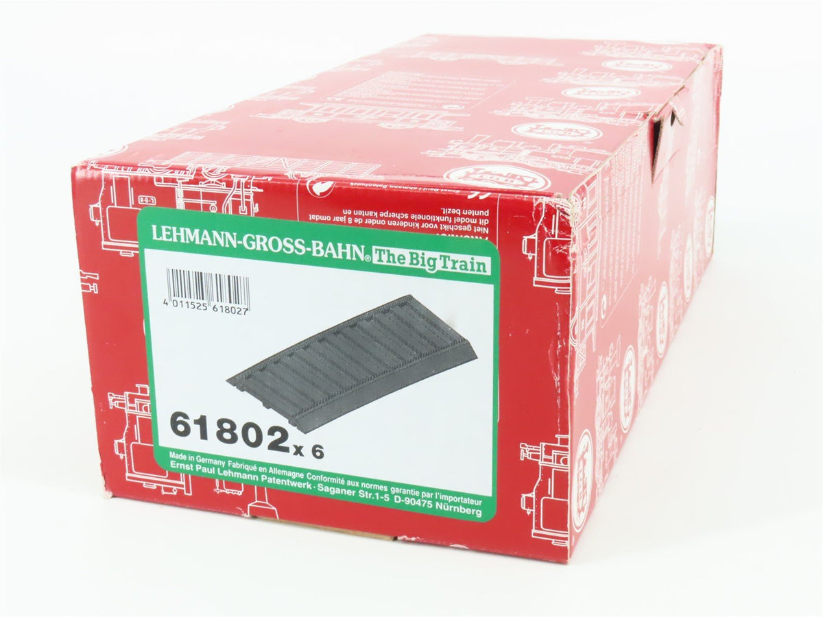 G 1/22.5 Scale LGB #61802 Rubber Roadbed for Curved Track - 6-Pack