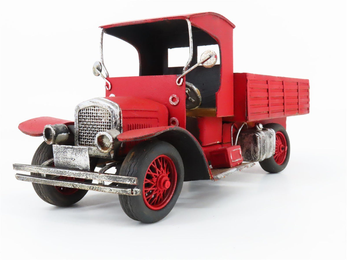 LOT of 2 Pressed Metal 1920&#39;s Style Pickup Trucks - Custom &amp; Weathered