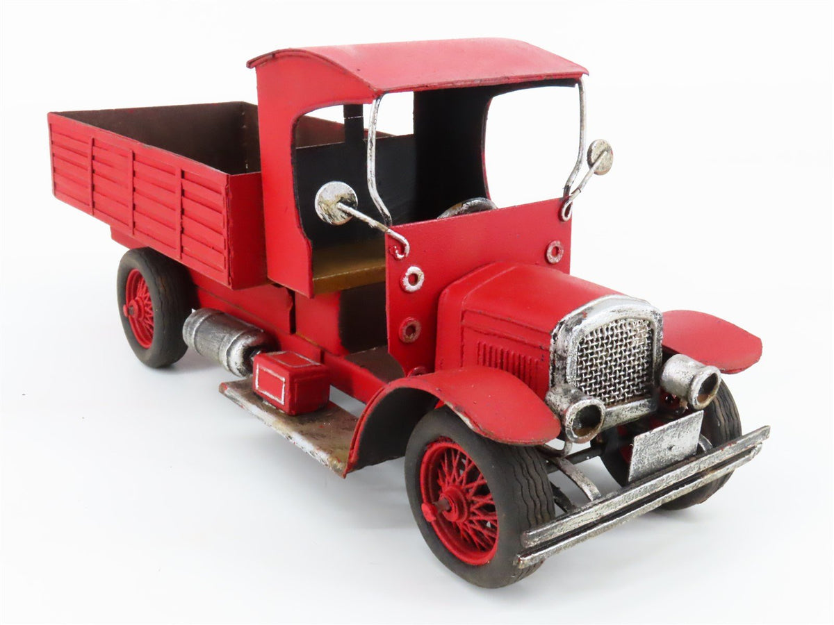 LOT of 2 Pressed Metal 1920&#39;s Style Pickup Trucks - Custom &amp; Weathered