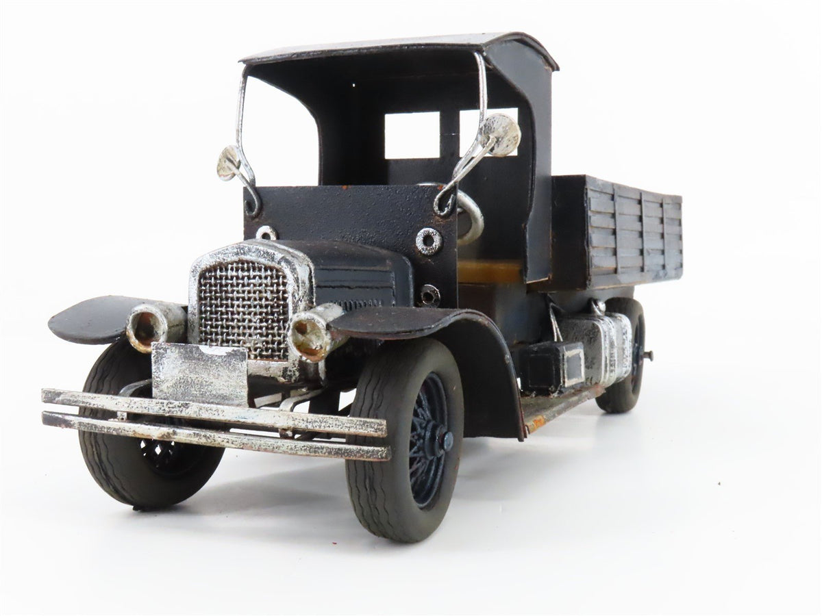 LOT of 2 Pressed Metal 1920&#39;s Style Pickup Trucks - Custom &amp; Weathered