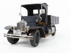 LOT of 2 Pressed Metal 1920's Style Pickup Trucks - Custom & Weathered