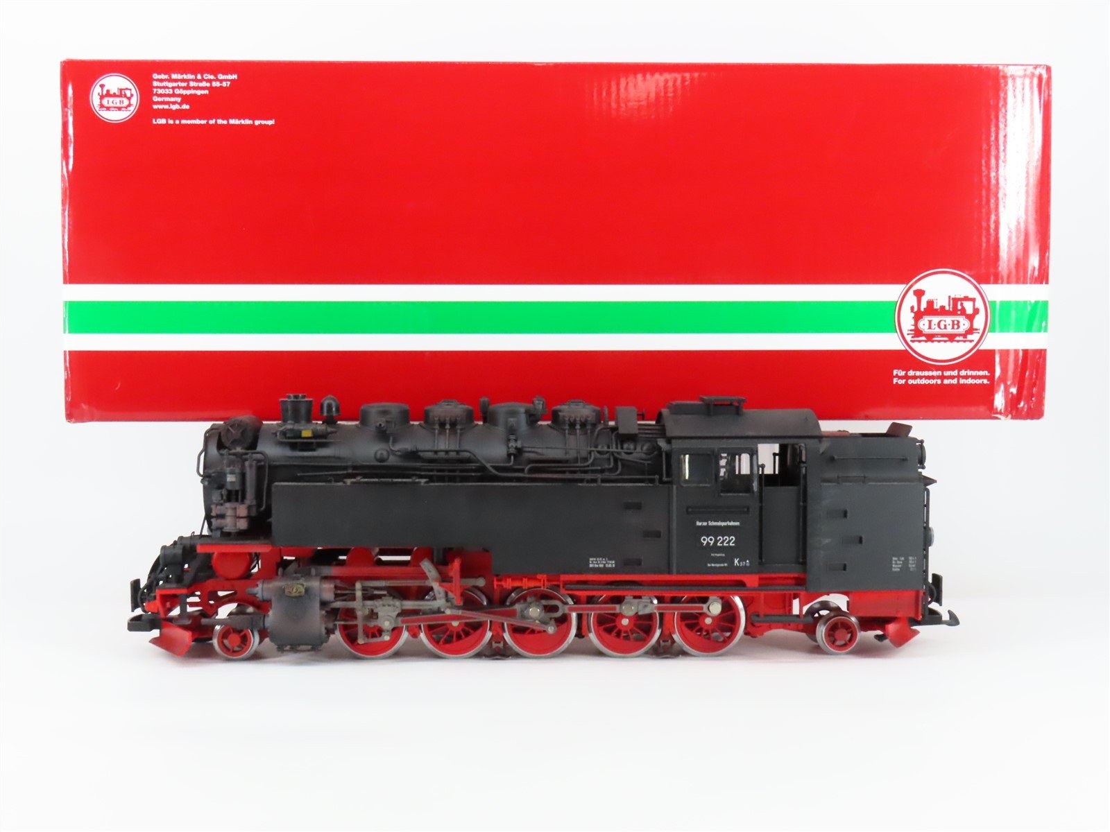 G Scale LGB 26815 BR 99 2-10-2 Steam Locomotive #99 222 w/DCC & Sound