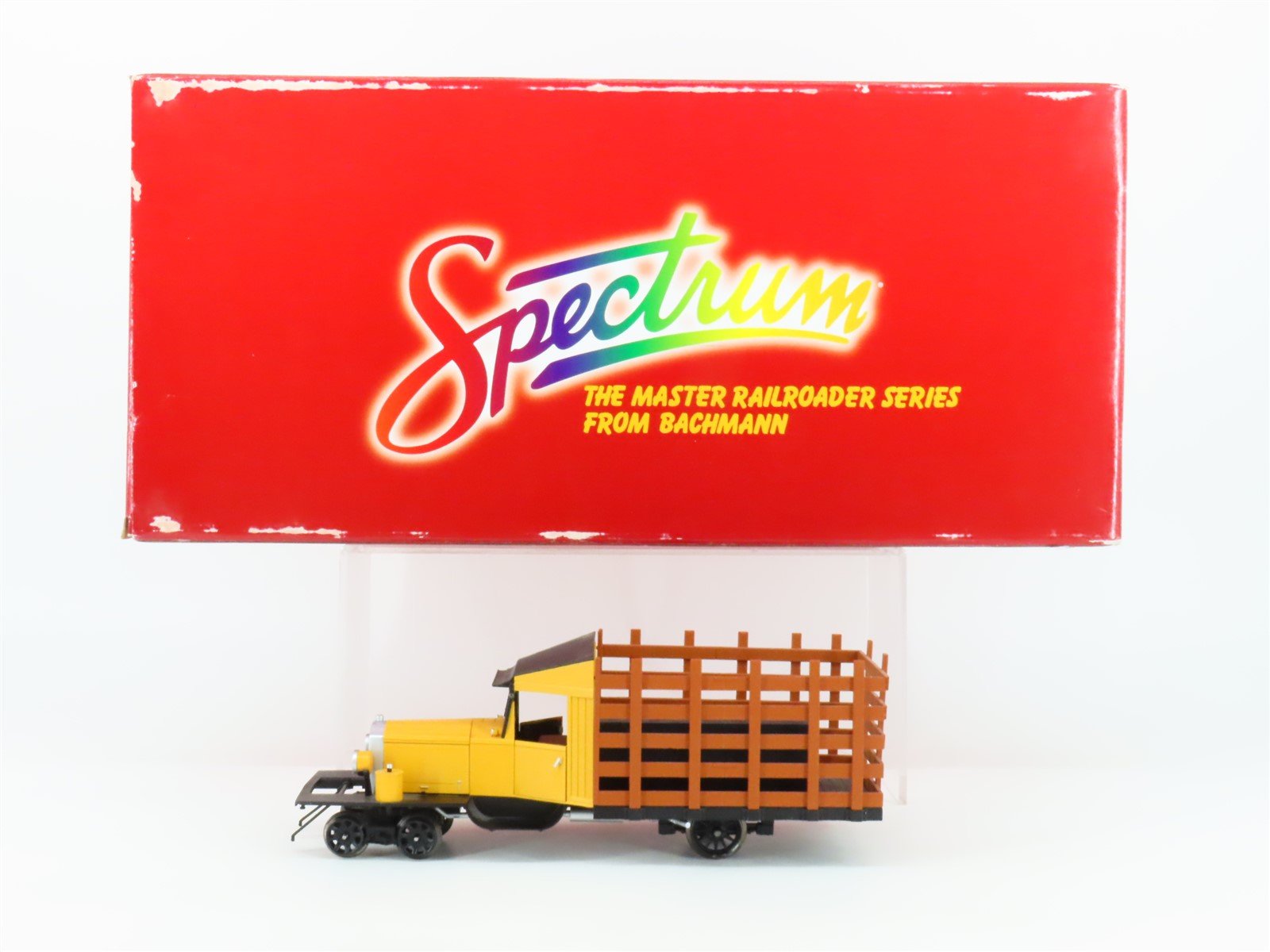 G 1.20.3 Scale Bachmann Spectrum 82397 Unlettered Narrow Gauge Rail Truck