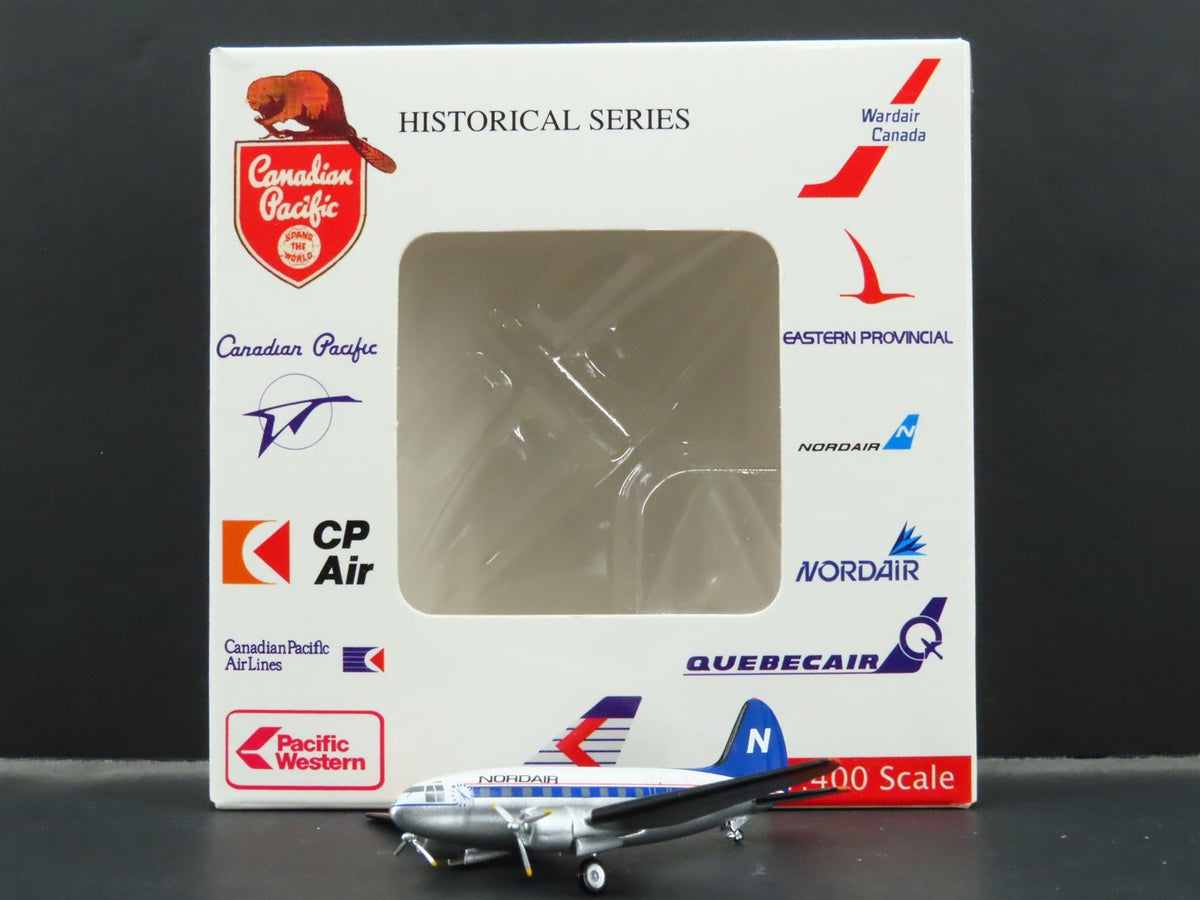 1:400 Scale Aero Classics Die-Cast Nordair Curtiss C-46C Aircraft CF-NAE