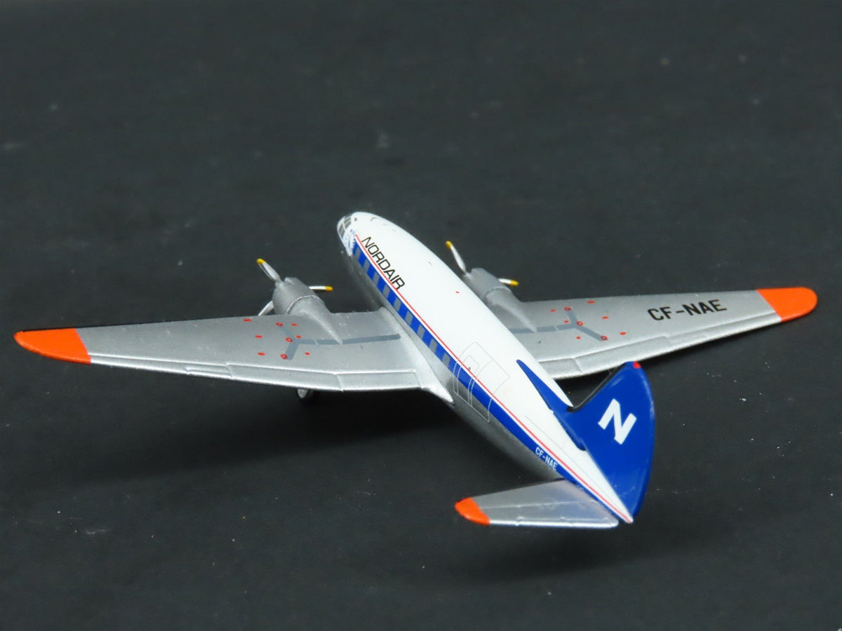 1:400 Scale Aero Classics Die-Cast Nordair Curtiss C-46C Aircraft CF-NAE