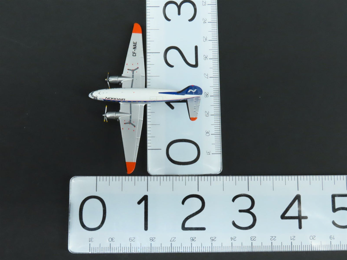1:400 Scale Aero Classics Die-Cast Nordair Curtiss C-46C Aircraft CF-NAE