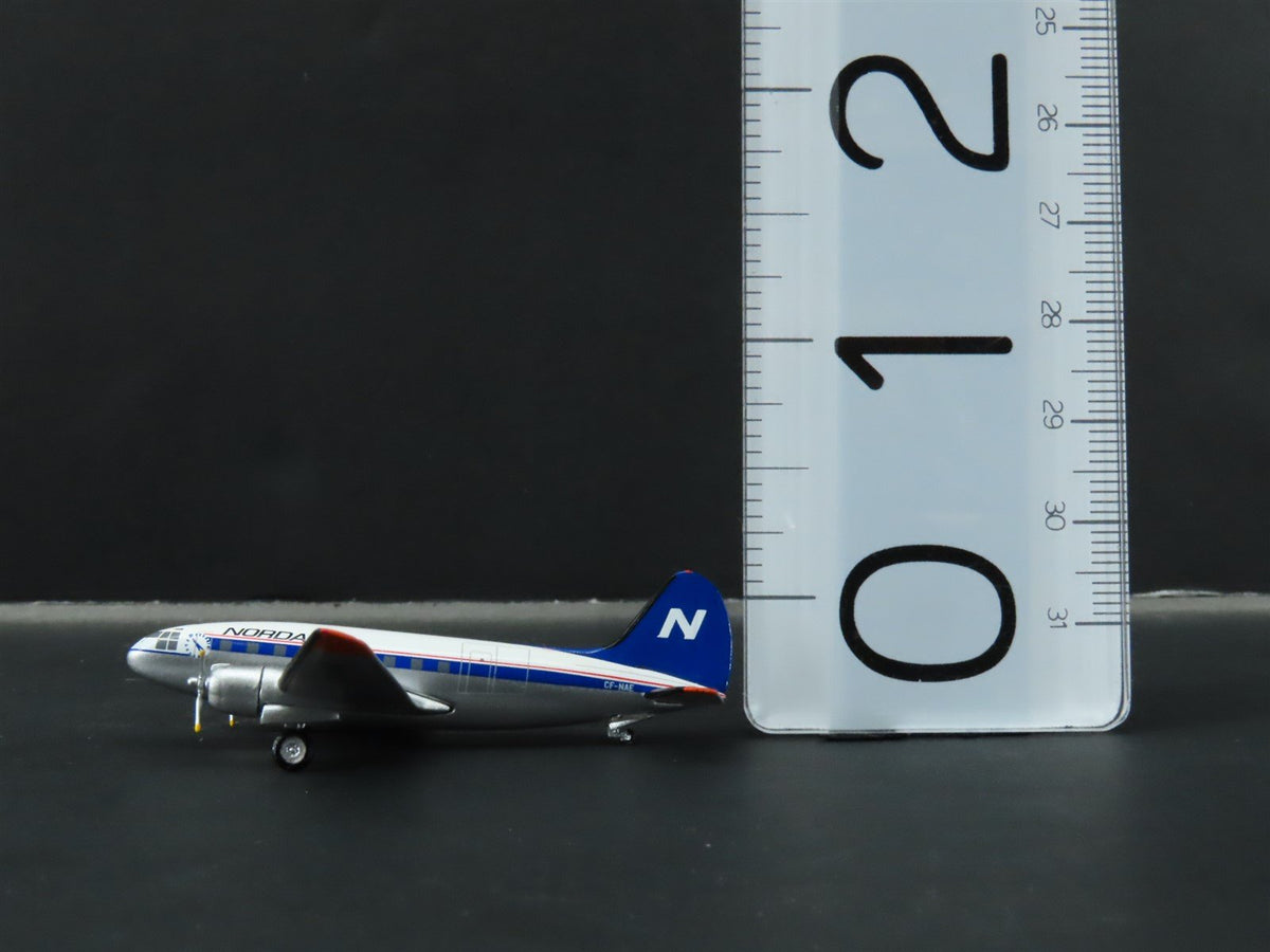 1:400 Scale Aero Classics Die-Cast Nordair Curtiss C-46C Aircraft CF-NAE