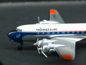 1:400 Aero Classics Die-Cast Nordair McDonnell Douglas DC-4 Aircraft CF-NAA