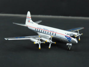 1:400 Scale Aero Classics AC19255 Die-Cast Cubana Viscount 755D Aircraft CU-T604