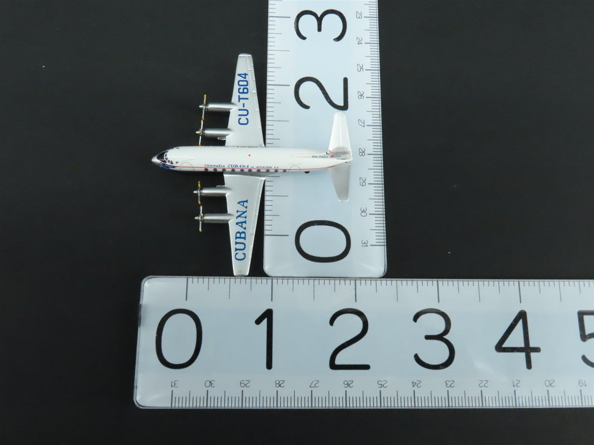 1:400 Scale Aero Classics AC19255 Die-Cast Cubana Viscount 755D Aircraft CU-T604