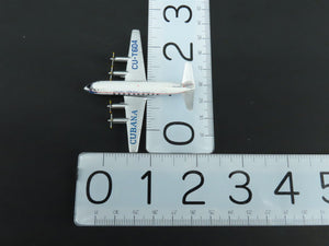 1:400 Scale Aero Classics AC19255 Die-Cast Cubana Viscount 755D Aircraft CU-T604