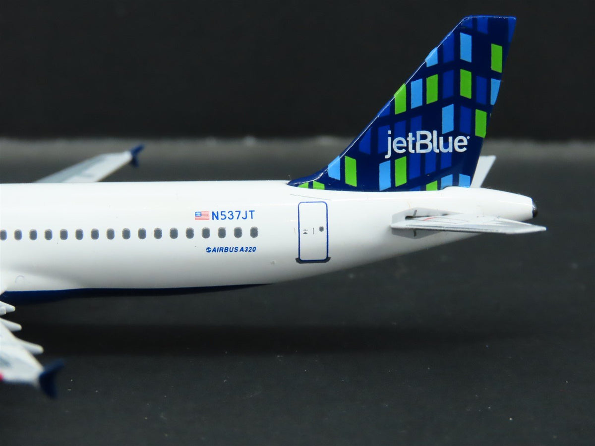 1:400 Scale Aero Classics Die-Cast JetBlue Airbus A320-232 Aircraft N537JT