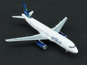 1:400 Scale Aero Classics Die-Cast JetBlue Airbus A320-232 Aircraft N537JT