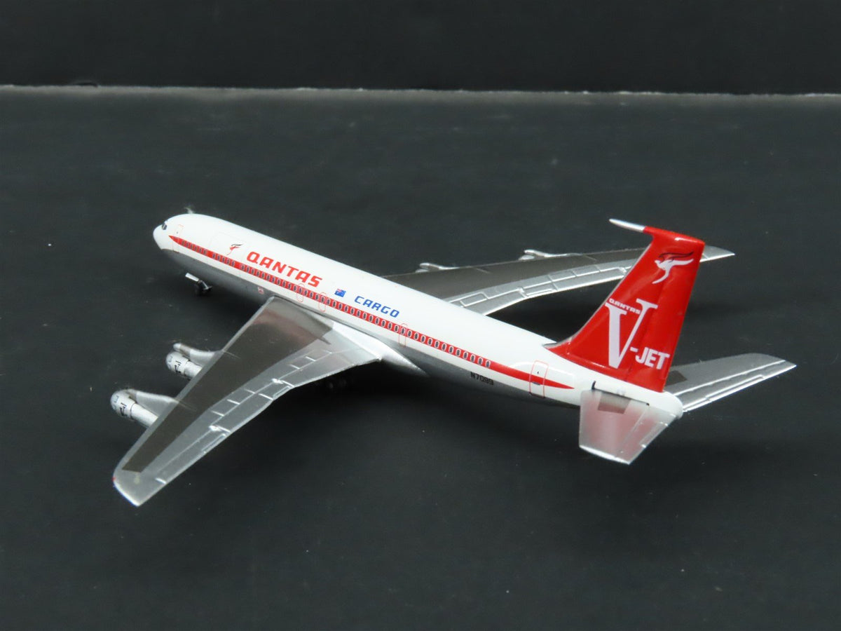 1:400 Scale Aero Classics Die-Cast Qantas Boeing B707-327C Aircraft N7099