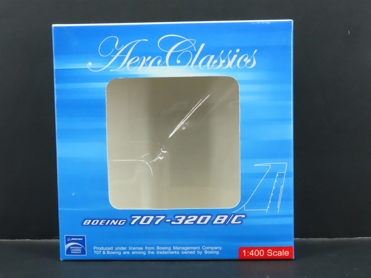1:400 Scale Aero Classics Die-Cast Qantas Boeing B-707-338C Aircraft VH-EBO