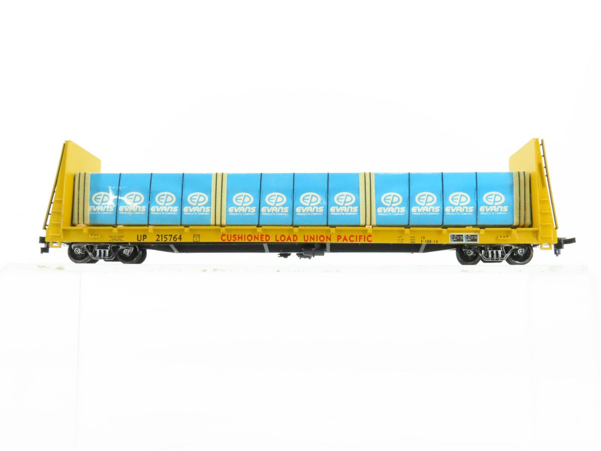 HO Scale Roundhouse MDC UP Union Pacific Flat Car #215764 w/ Custom Load