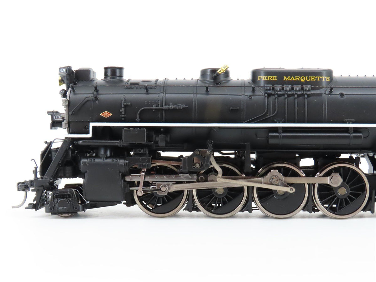 HO MTH 80-3288-1 PM Pere Marquette 2-8-4 N-1 Berkshire Steam #1225 w/DCC &amp; Sound