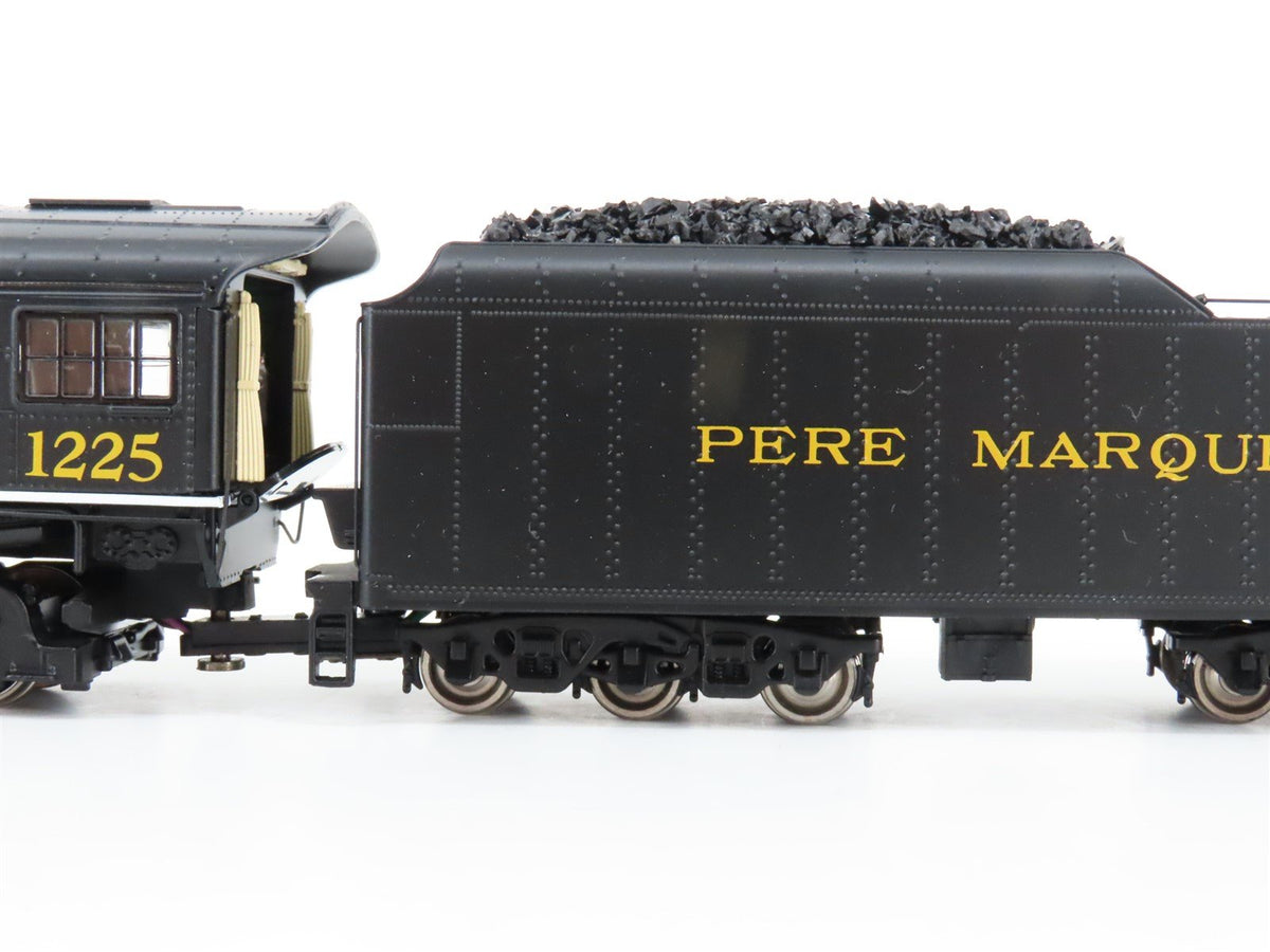 HO MTH 80-3288-1 PM Pere Marquette 2-8-4 N-1 Berkshire Steam #1225 w/DCC &amp; Sound