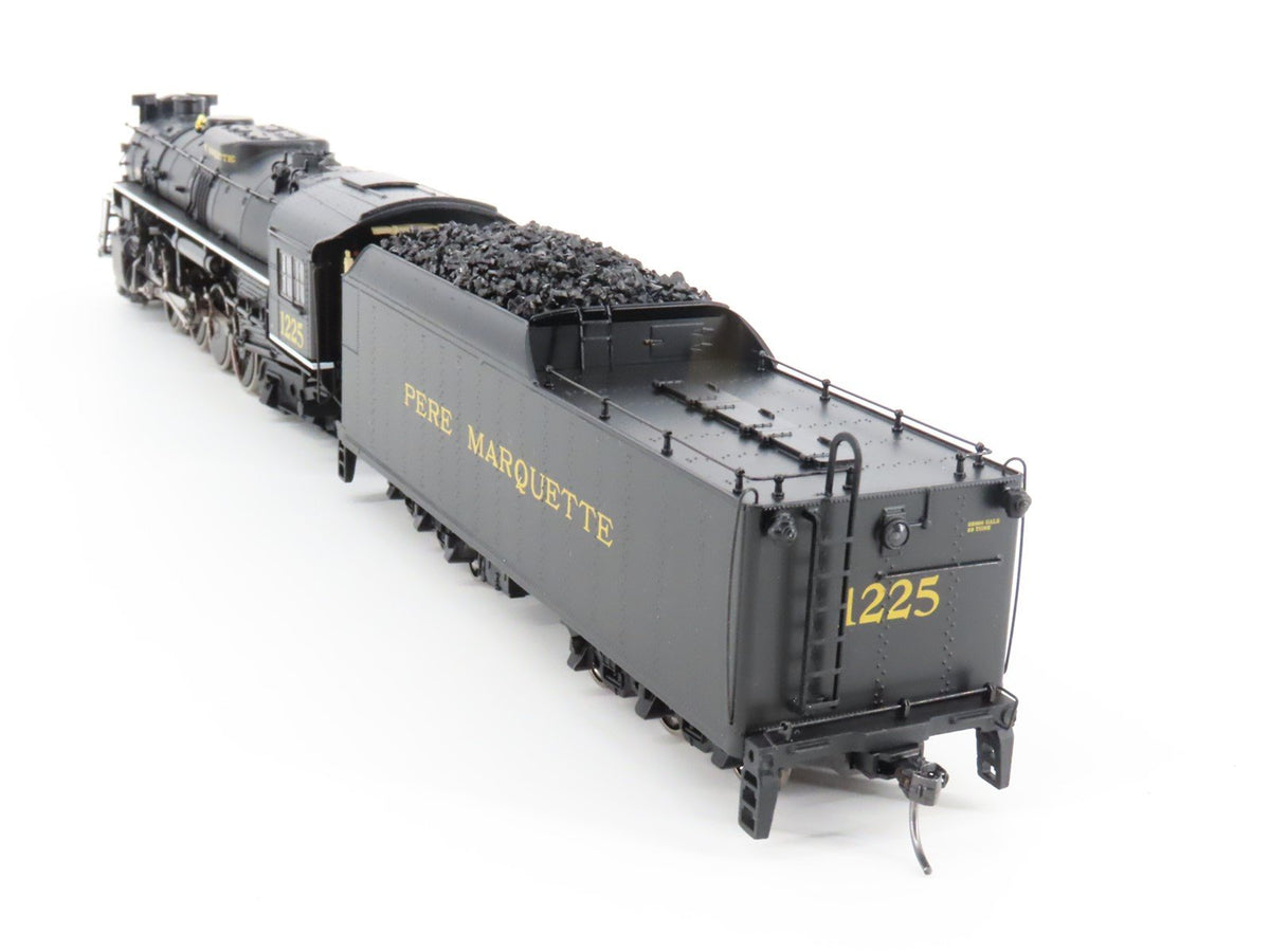 HO MTH 80-3288-1 PM Pere Marquette 2-8-4 N-1 Berkshire Steam #1225 w/DCC &amp; Sound