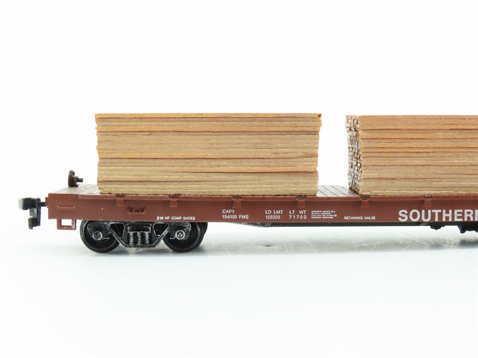 HO Scale Roundhouse MDC SOU Southern Railroad Flat Car #152095 w/ Custom Load