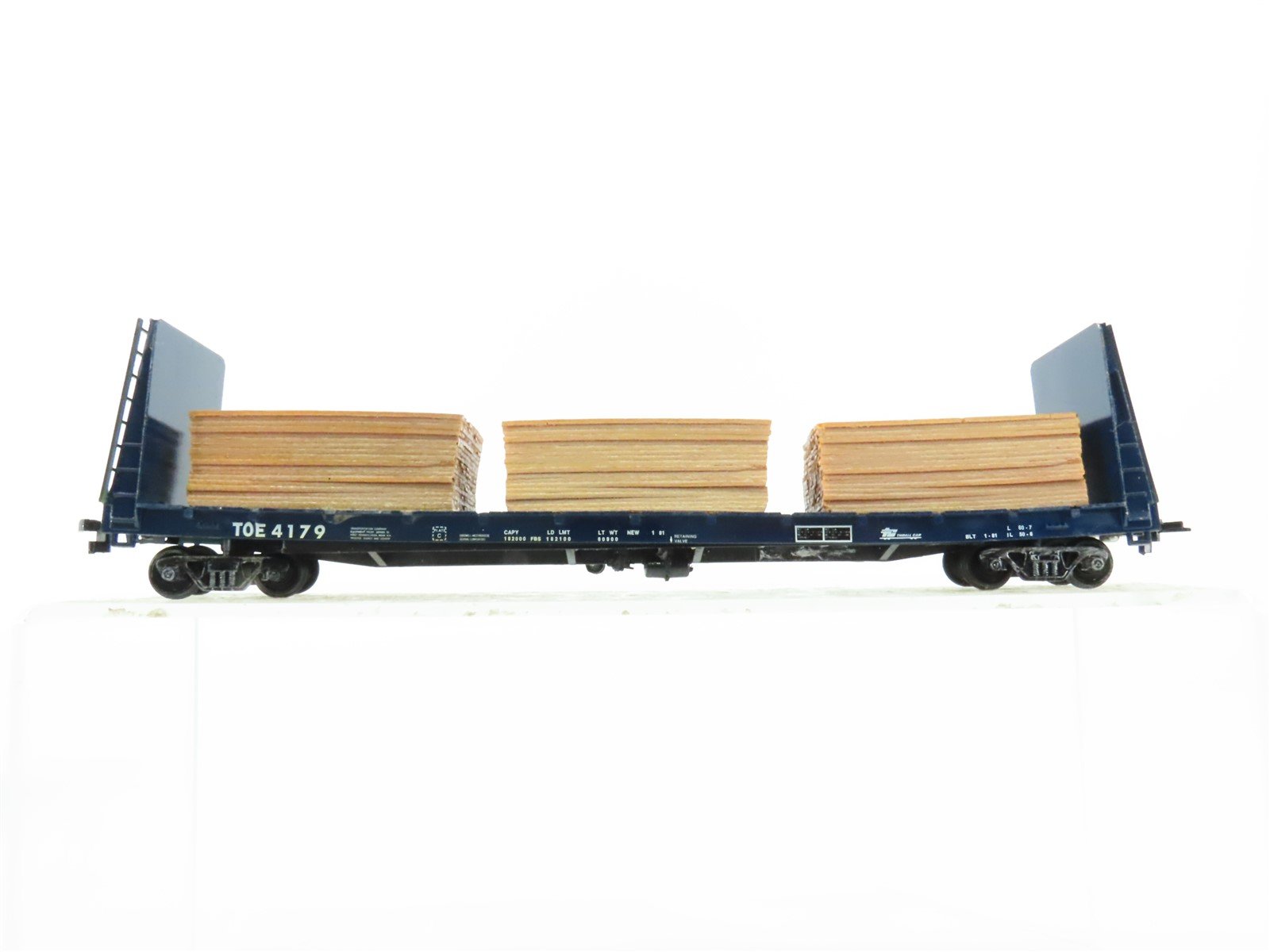 HO Roundhouse MDC TOE Texas Oklahoma & Eastern Flat Car #4179 w/ Custom Load