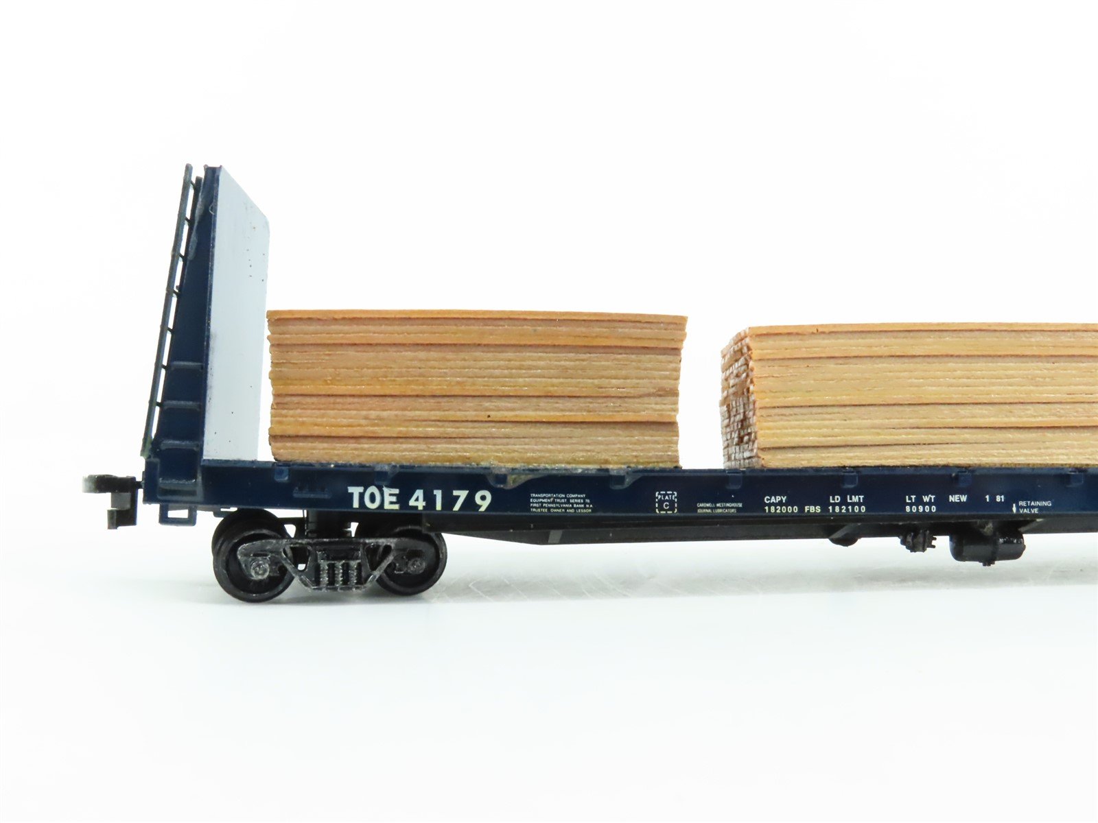 HO Roundhouse MDC TOE Texas Oklahoma & Eastern Flat Car #4179 w/ Custom Load