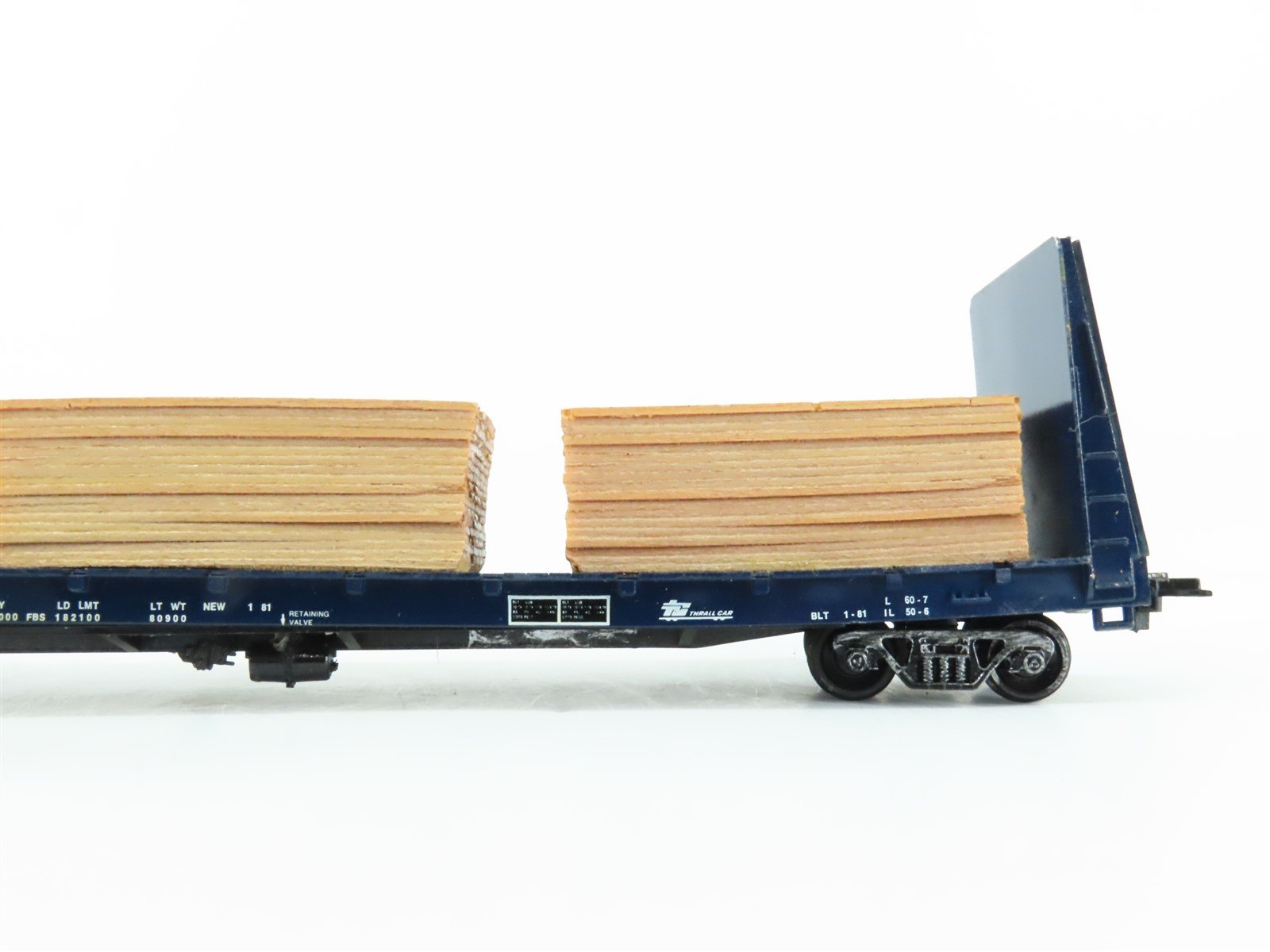 HO Roundhouse MDC TOE Texas Oklahoma & Eastern Flat Car #4179 w/ Custom Load