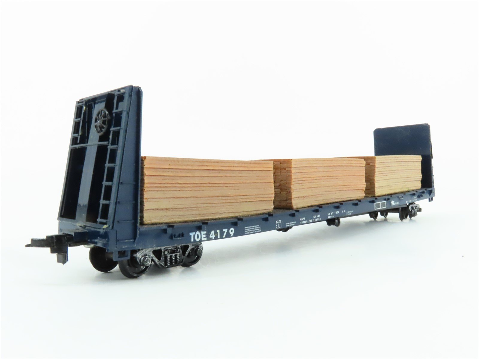 HO Roundhouse MDC TOE Texas Oklahoma & Eastern Flat Car #4179 w/ Custom Load